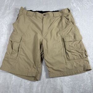Duluth Trading Co. Cargo Shorts On the Fly 59313 Khaki Inseam 11" XL